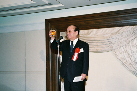 仲田和雄地方競馬全国協会理事長 祝辞・乾杯